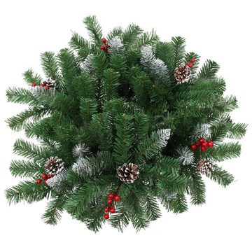 vidaXL Künstlicher Weihnachtsbaum Künstlicher Weihnachtsbaum Grün 40 cm PVC