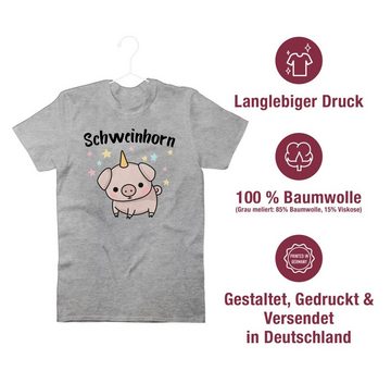 Shirtracer T-Shirt Schweinhorn Karneval Outfit
