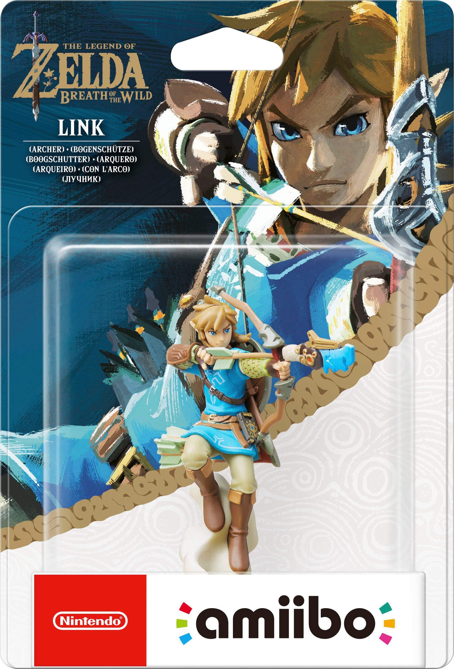 Nintendo »amiibo Link Archer Legend of Zelda Breath of the Wild Bogen  Switch Wii U 3DS« Switch-Controller