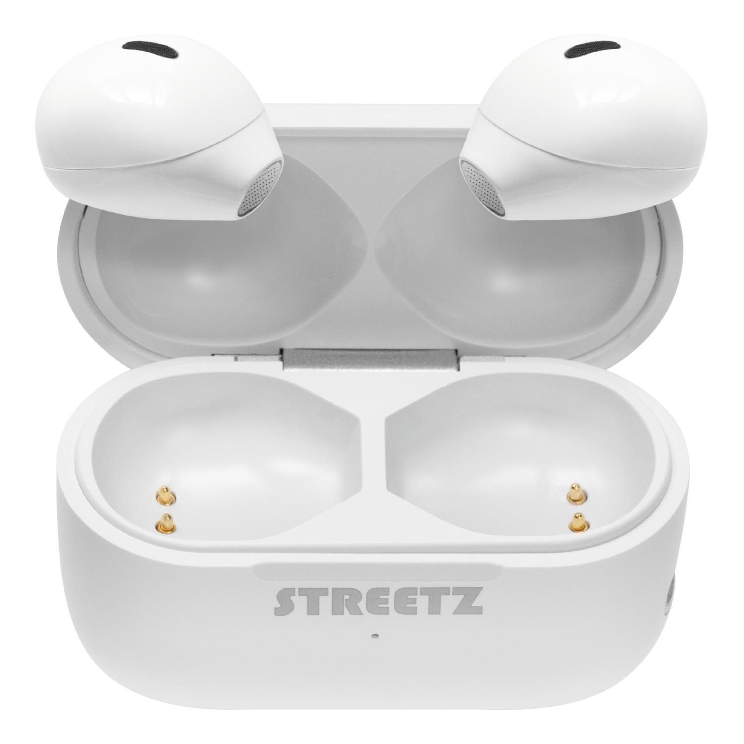 Jahre Kopfhörer Kopfhörer In-Ear keine, STREETZ Mini Bluetooth (integriertes Bluetooth, Li-Ion-Akku inkl. TWS Mikrofon, Herstellergarantie) 5