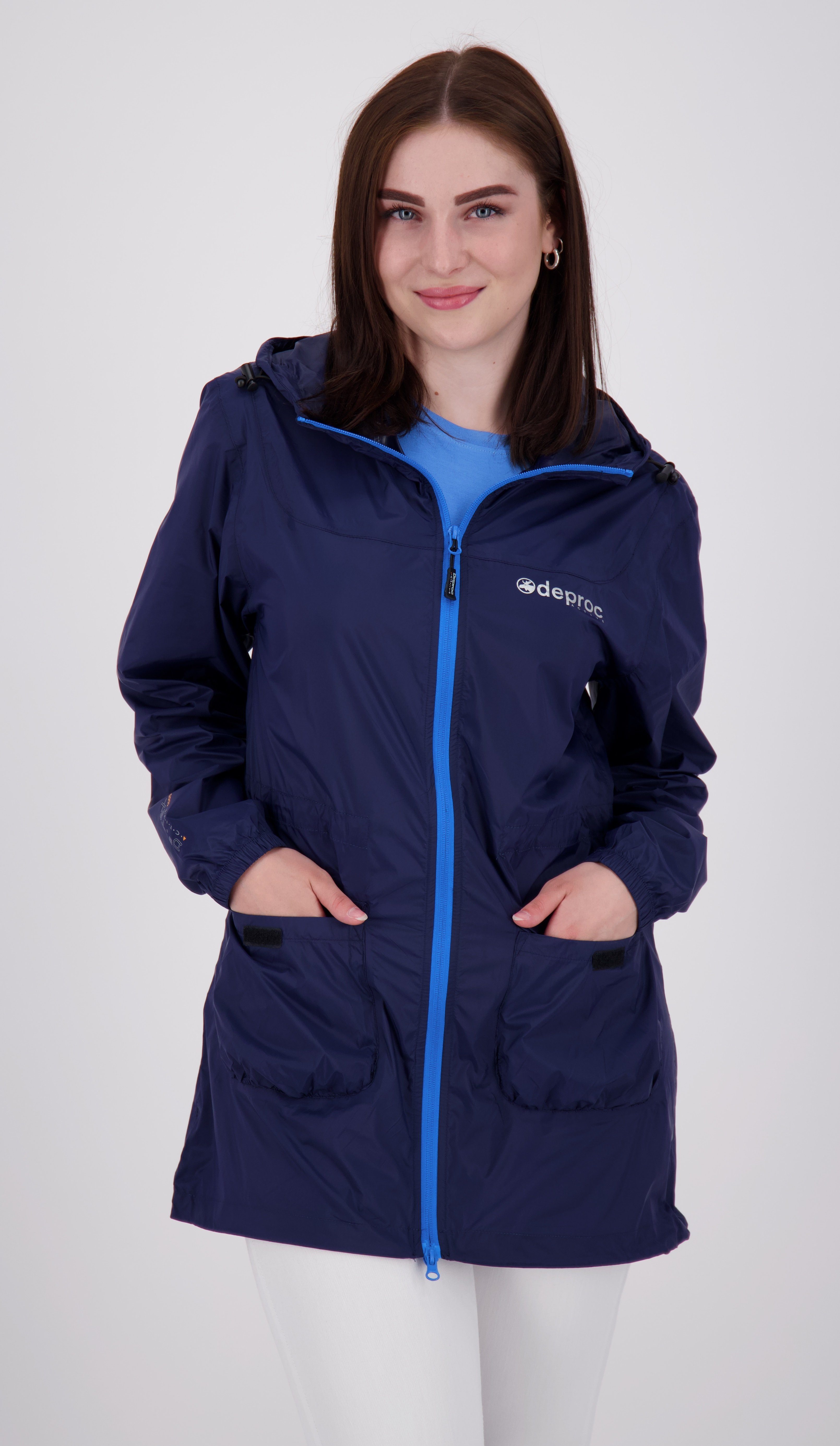 DEPROC Active Regenmantel ROBSON LONG WOMEN auch in Großen Größen erhältlic günstig online kaufen