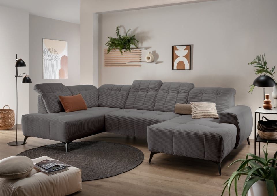 Myhomelando Wohnlandschaft Summer, mit Elektrofunktion,Kopflehnenfunktion