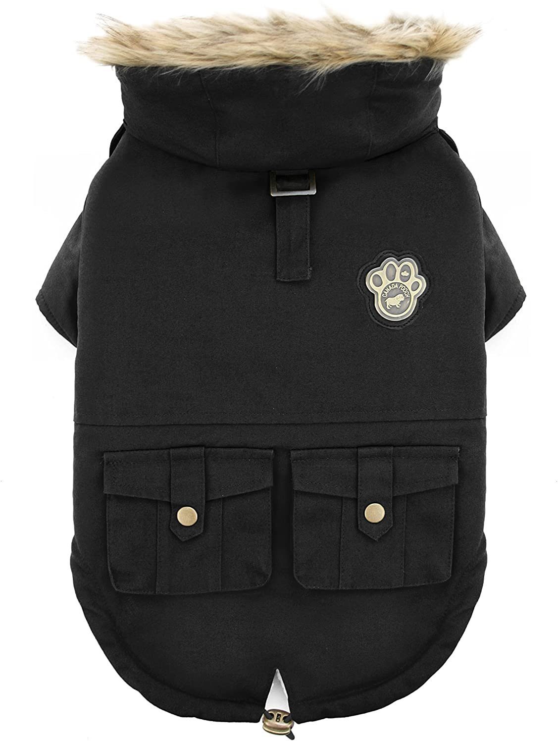 Canada Pooch Hundemantel Canada Pooch Hundemantel Alaskan Army Parka Winterparka Hunde Schwarz