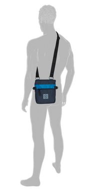 TOM TAILOR Umhängetasche Tom Tailor STUART, Reißverschlusstasche mit langem Gurt S, mixed blau