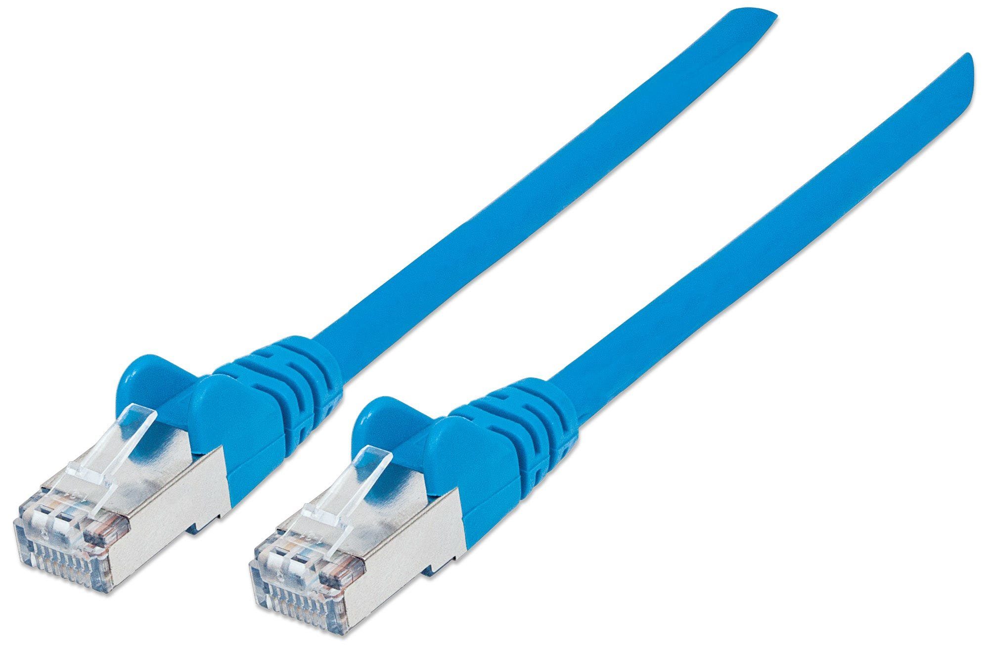 Cat6 blau S/FTP Intellinet 2,0m Hebelschutz Klemmen Intellinet LSOH Patchkabel