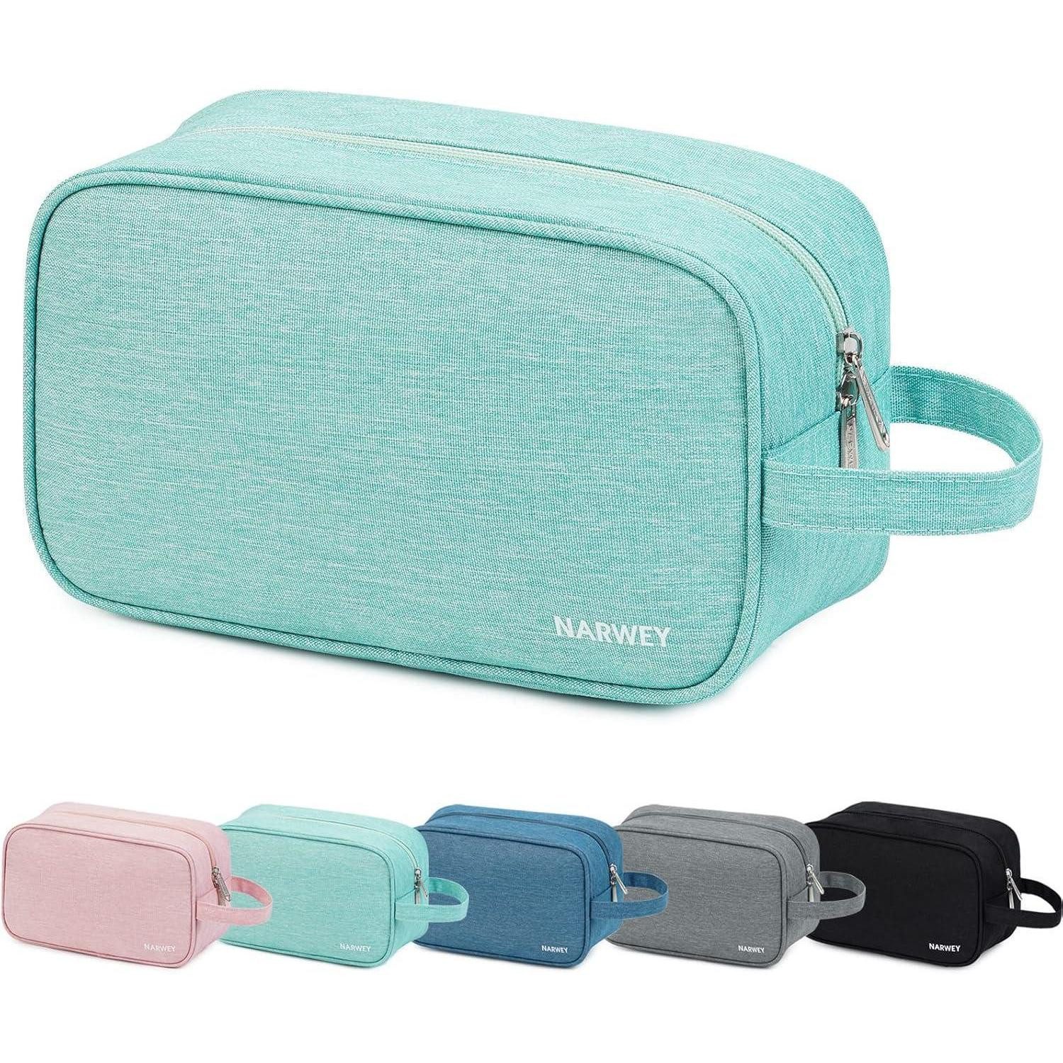 Kulturbeutel Kulturtasche Kosmetiktasche Schminkkoffer Damen Minzgrün B-minzgrün