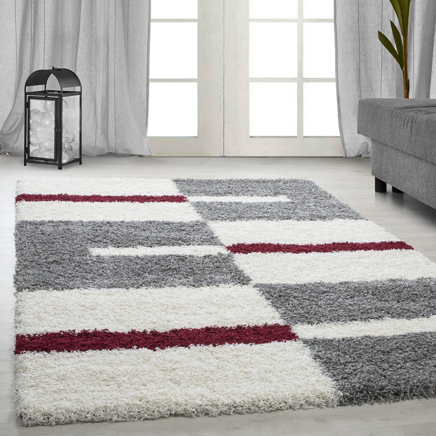 Homtex Hochflor-Teppich, 200 x 290 cm, günstig online kaufen