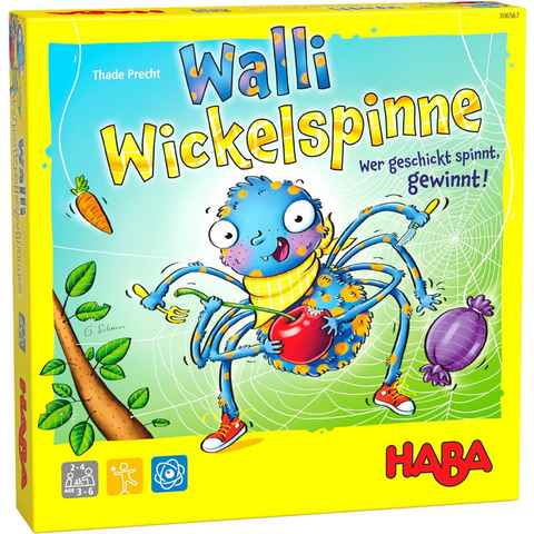 Haba Spiel, Mitbringspiel Walli Wickelspinne, Made in Germany