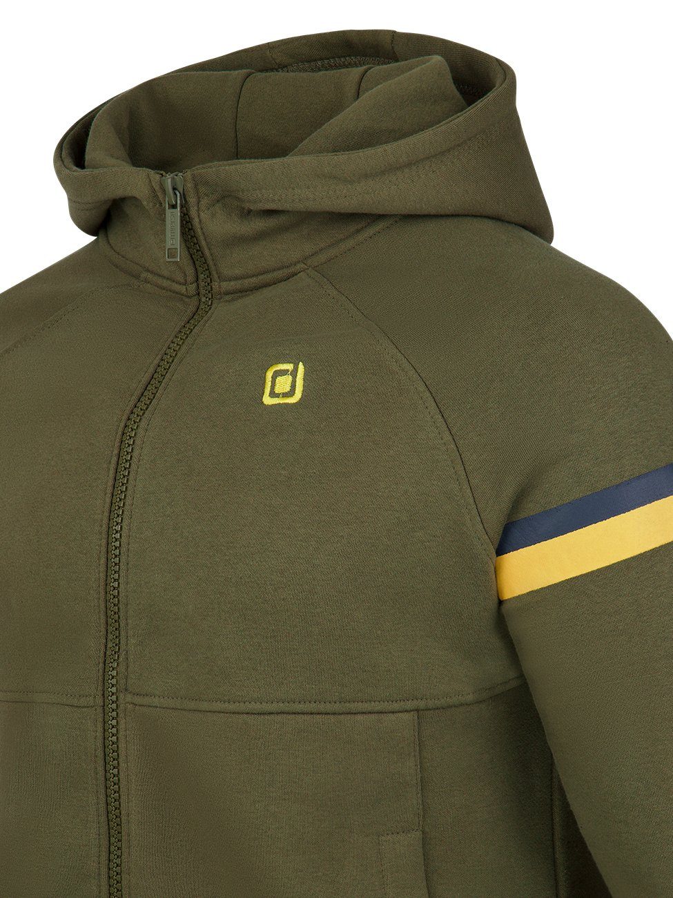 riverso Kapuzensweatjacke Herren Sweatjacke RIVMilo Regular Fit Hoodie mit Kängurutasche – Bild 4 von 5