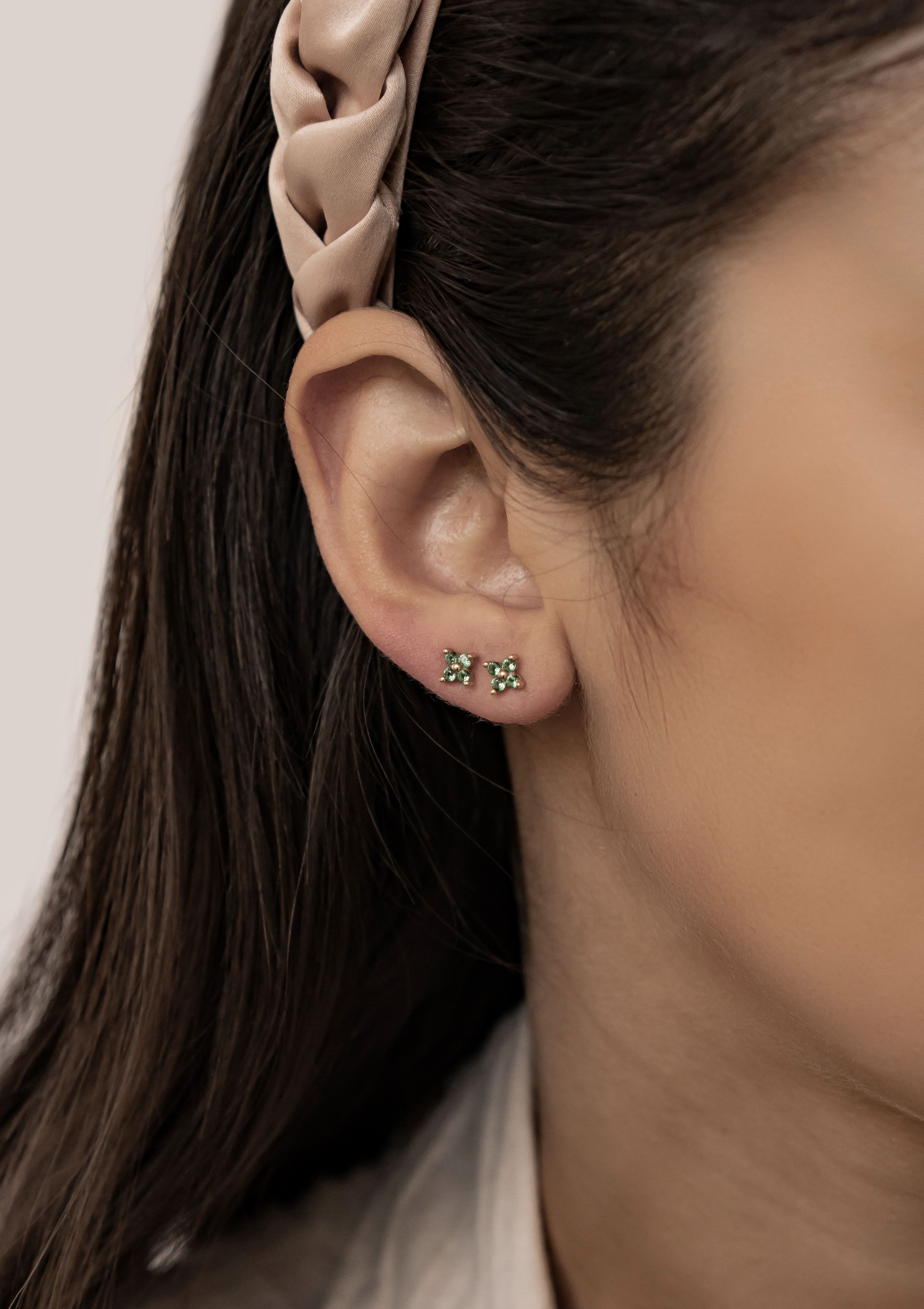 Hey Happiness Paar Ohrstecker Gänseblümchen Kristalle, günstig online kaufen