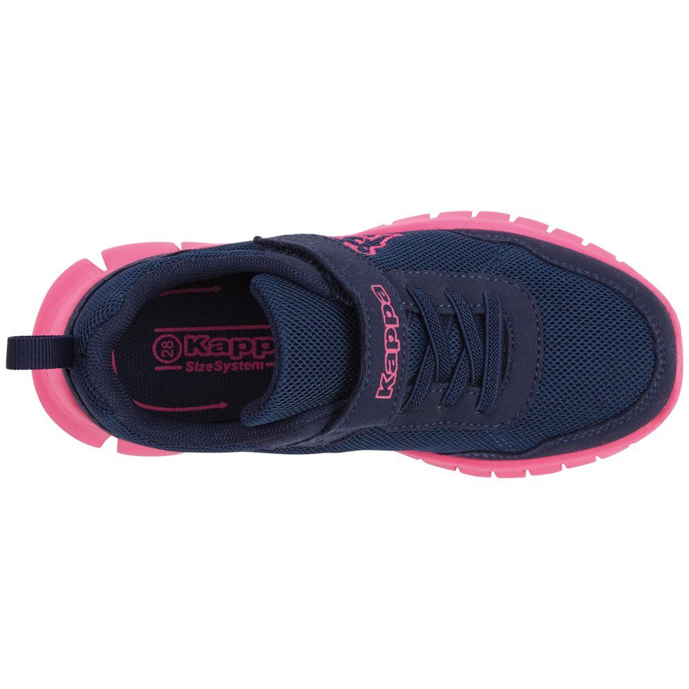 Kappa Sneaker - leicht bequem besonders navy-pink für Kinder &