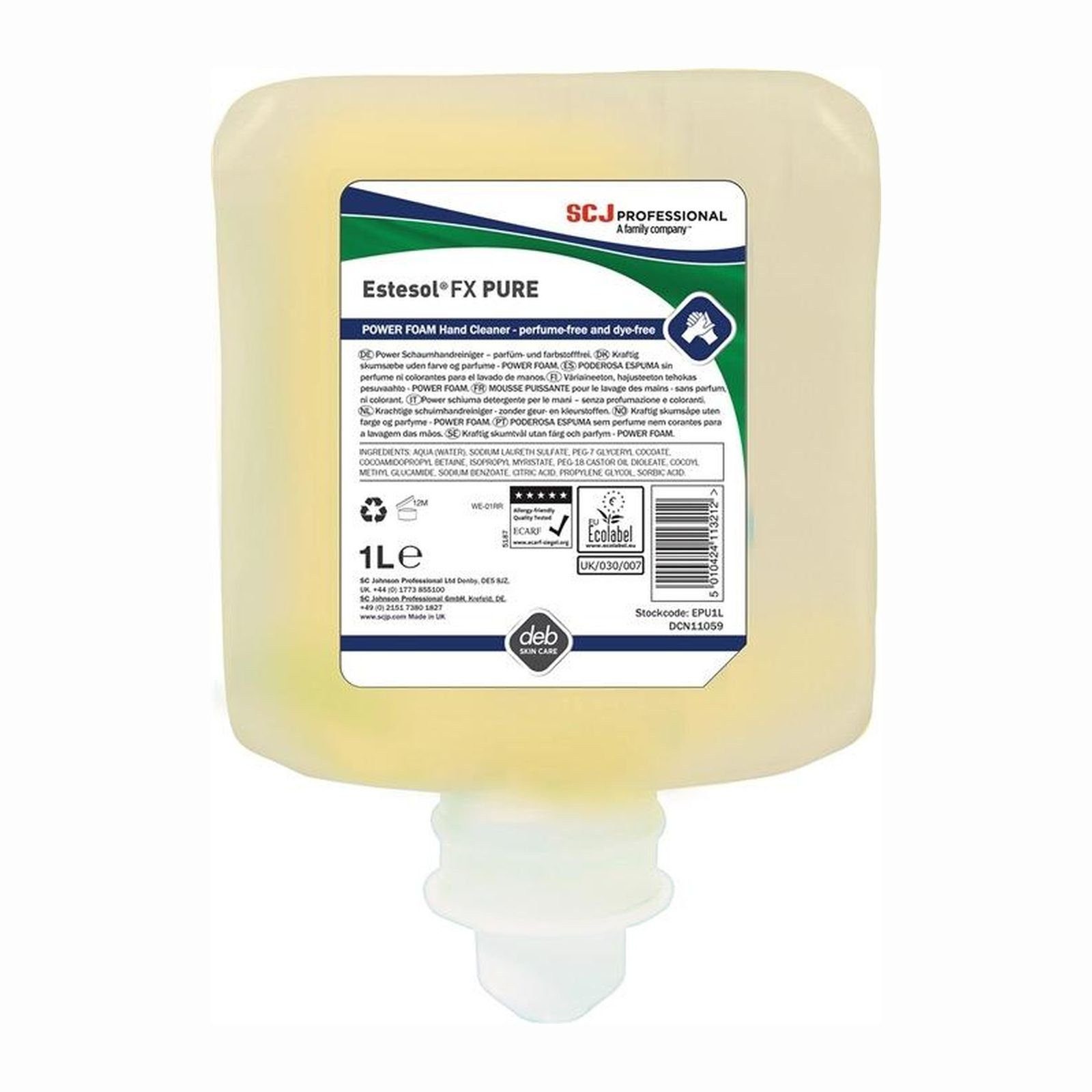 SC Johnson Professional Hautreinigungs-Set SC Johnson Power Schaumhandreiniger Estesol FX PURE 1 l - EPU1L