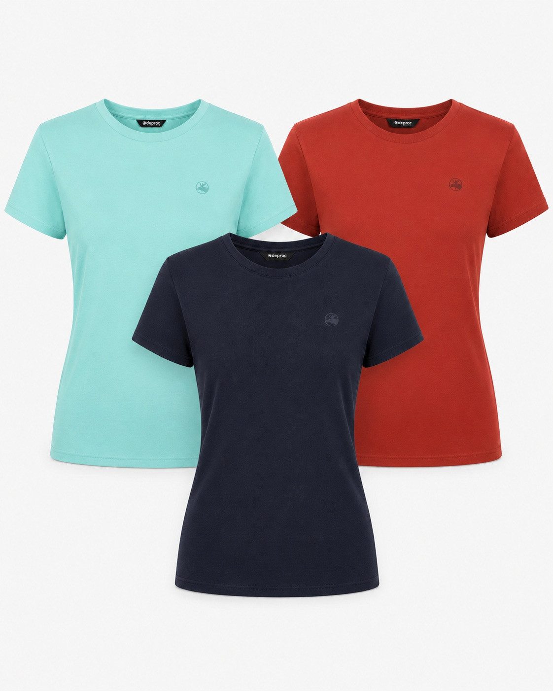 DEPROC Active T-Shirt LAGUN WMS 3er-Pack