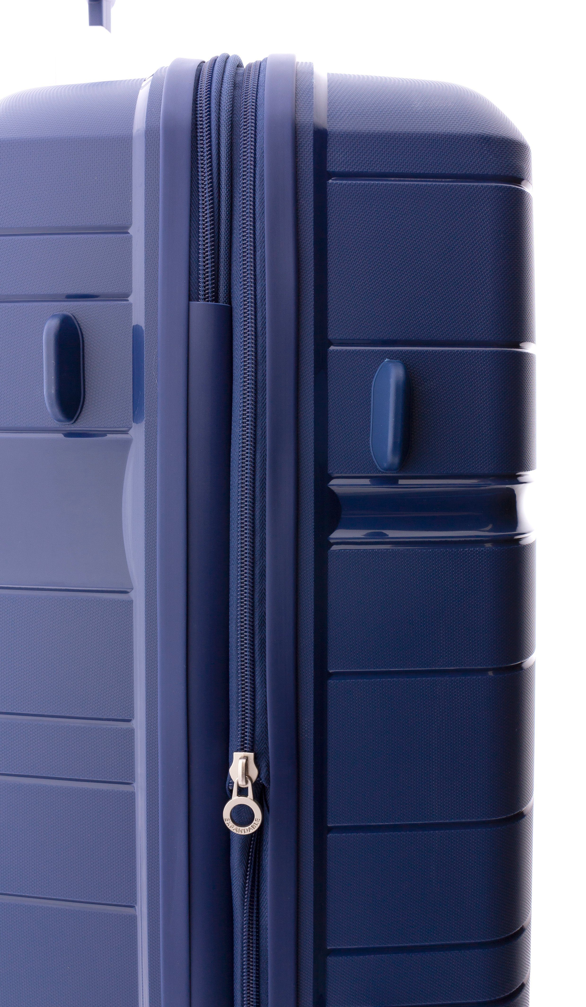 GLADIATOR Hartschalen-Trolley Koffer XL - 77 cm, 4 Rollen, TSA-Schloss, Dehnfalte, div. Farben