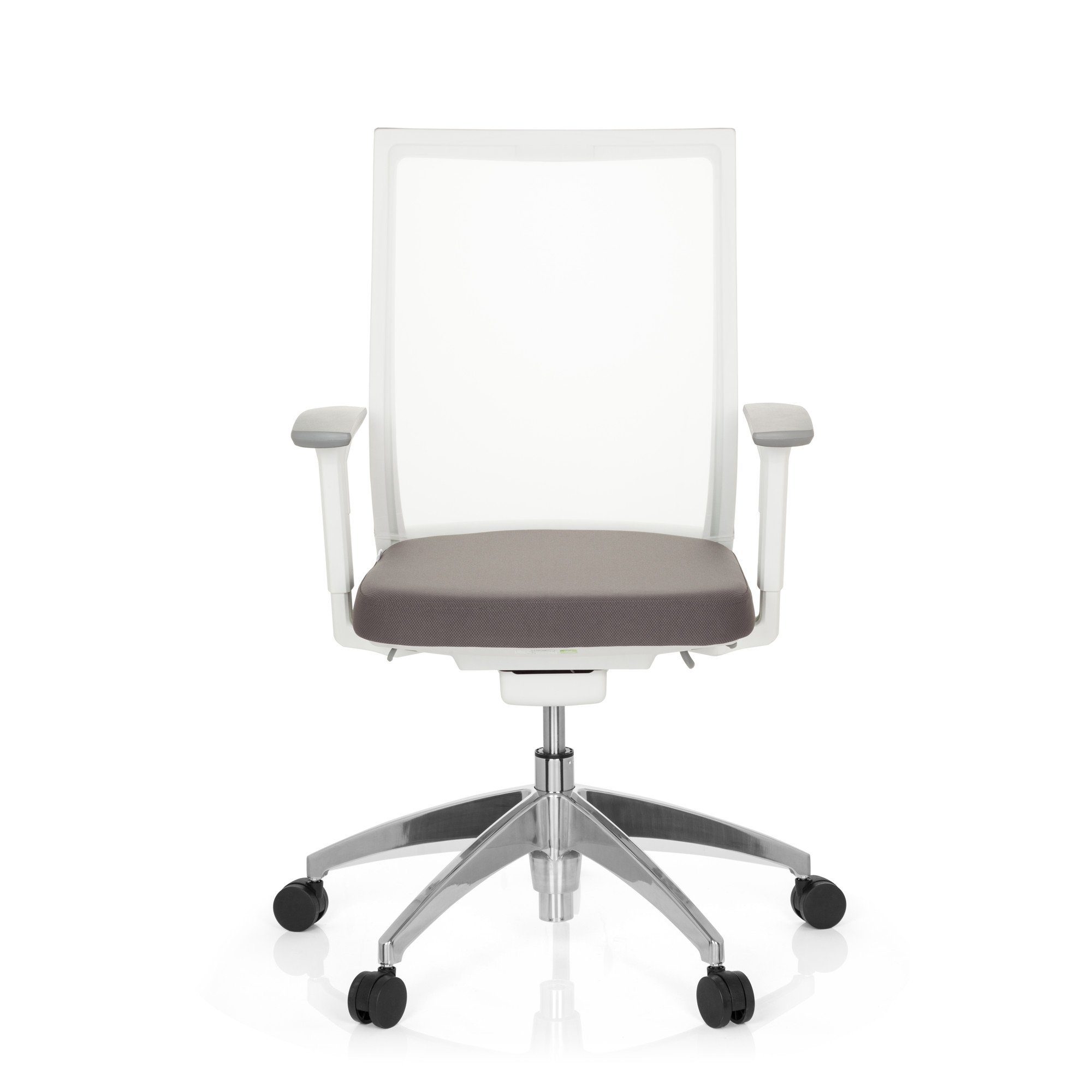 WHITE Profi (1 Bürostuhl Stoff ASPEN ergonomisch St), Schreibtischstuhl OFFICE hjh Drehstuhl