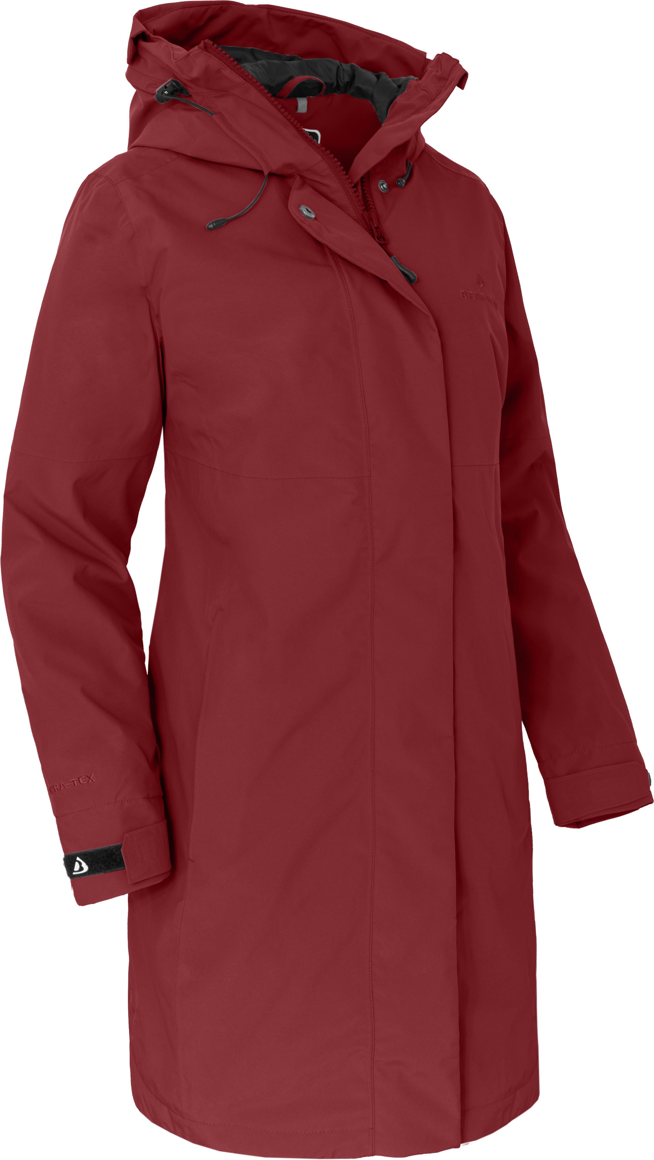 Bergson Regenjacke VERLA Damen Regenmantel, Netzfutter, 20000 mm Wassersäule, Стандартные размеры, To