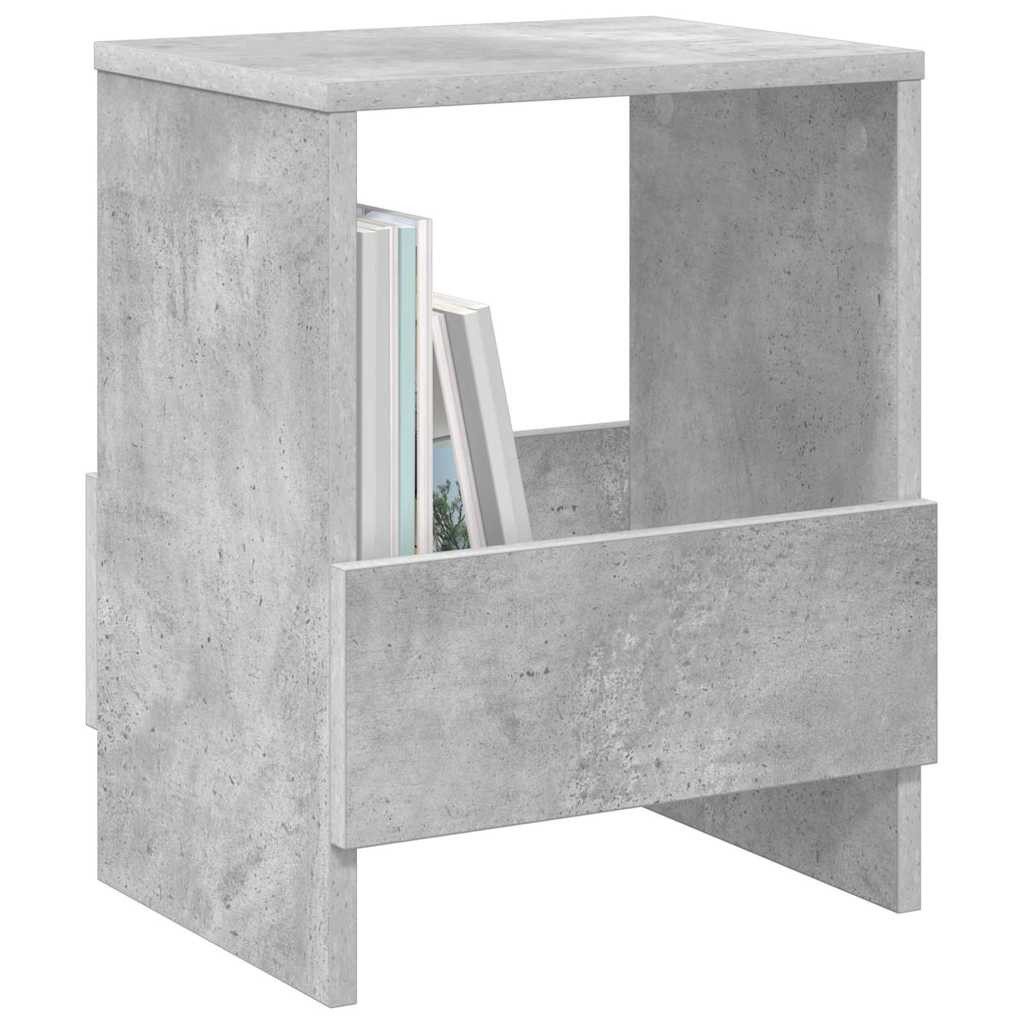 vidaXL Zeitungsständer Magazinregal Beton Grau 35 x 30 x 45 cm (1 St)