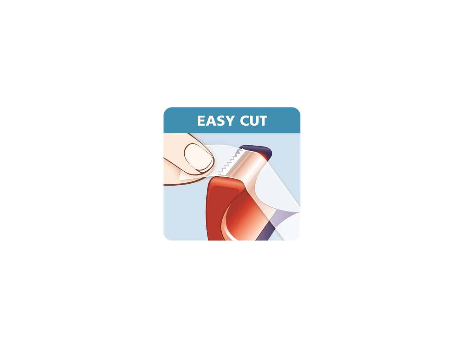 Easy Cut TESA ® Handabroller Klebeband tesa leer 10:19 rot-blau,