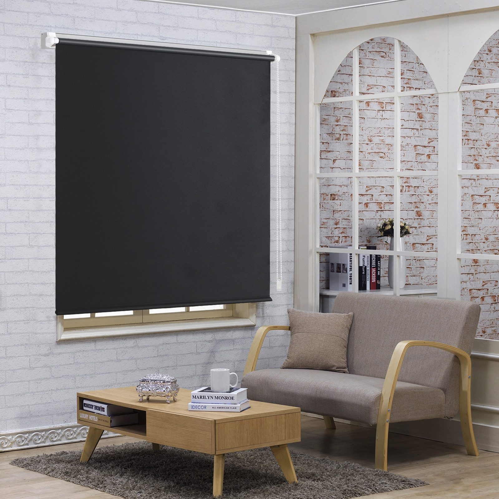 Verdunklungsrollo Verdunkelungsrollo ohne Bohren Klemmfix Doppelseitig glei günstig online kaufen