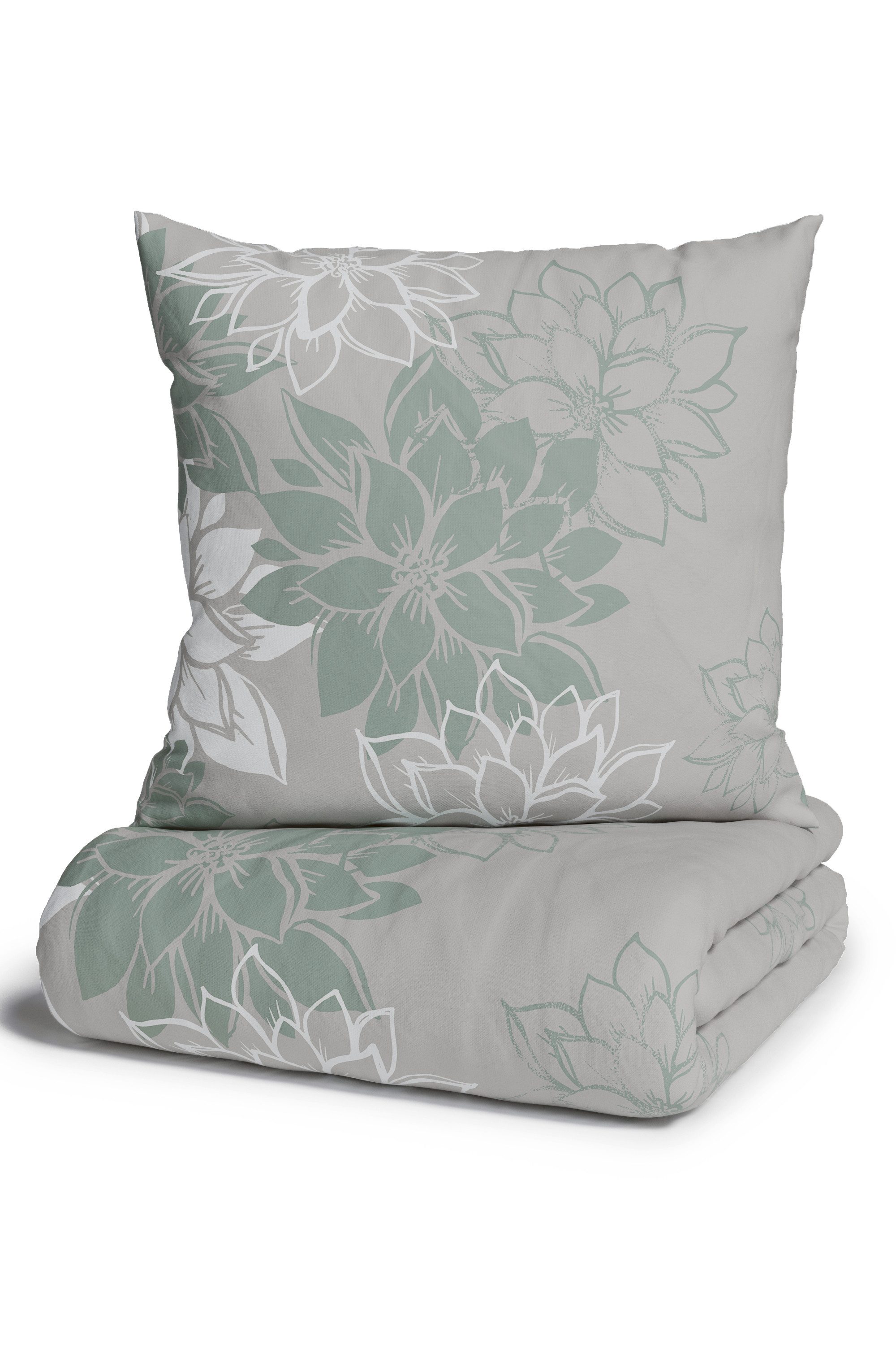 OTTO home Bettwäsche Susan in Gr. 135x200 oder 155x220 cm, Polycotton recycelt, 2 teilig, in verschiedenen Qualitäten, romantische Bettwäsche mit Blumen – Bild 5 von 5