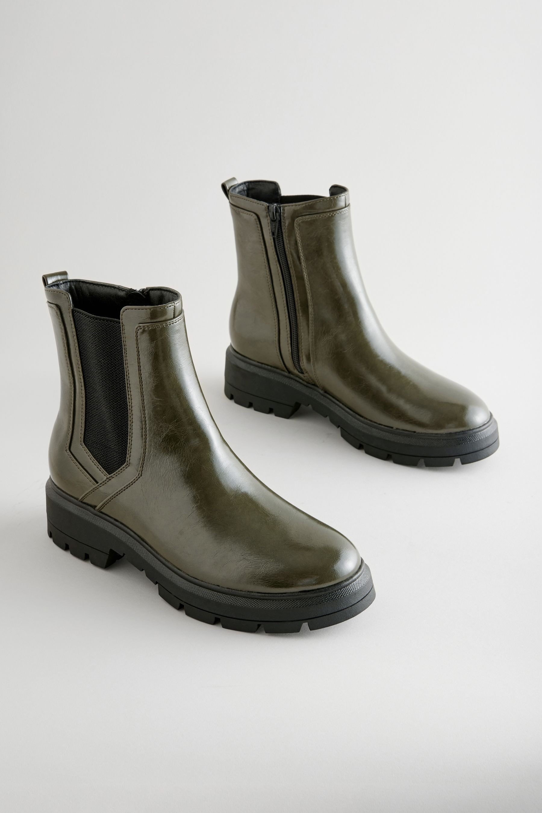 Next Forever Comfort® Chelseastiefel aus Lackleder günstig online kaufen
