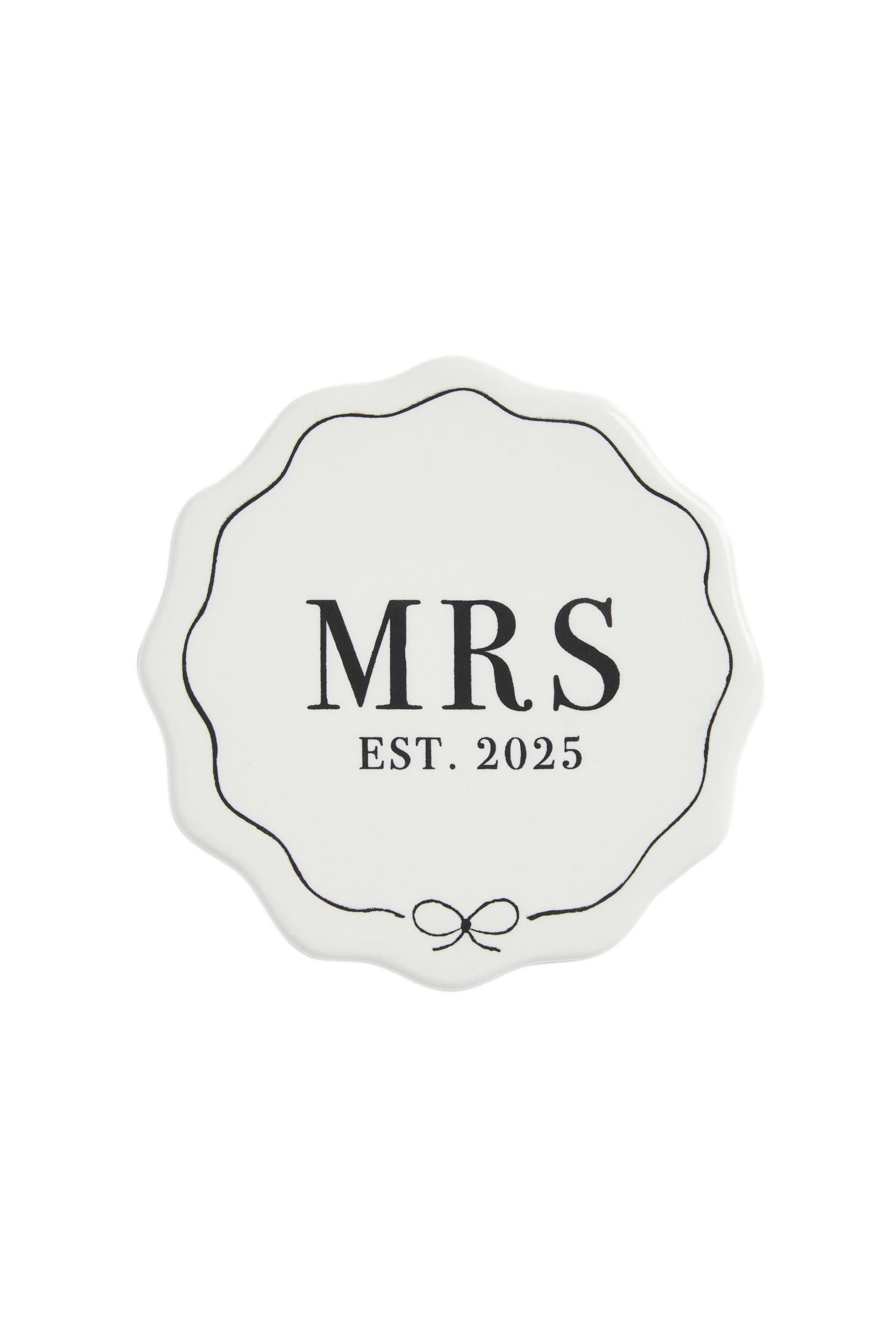 Getränkeuntersetzer Hochzeitsuntersetzer, Est in 2025, Mrs