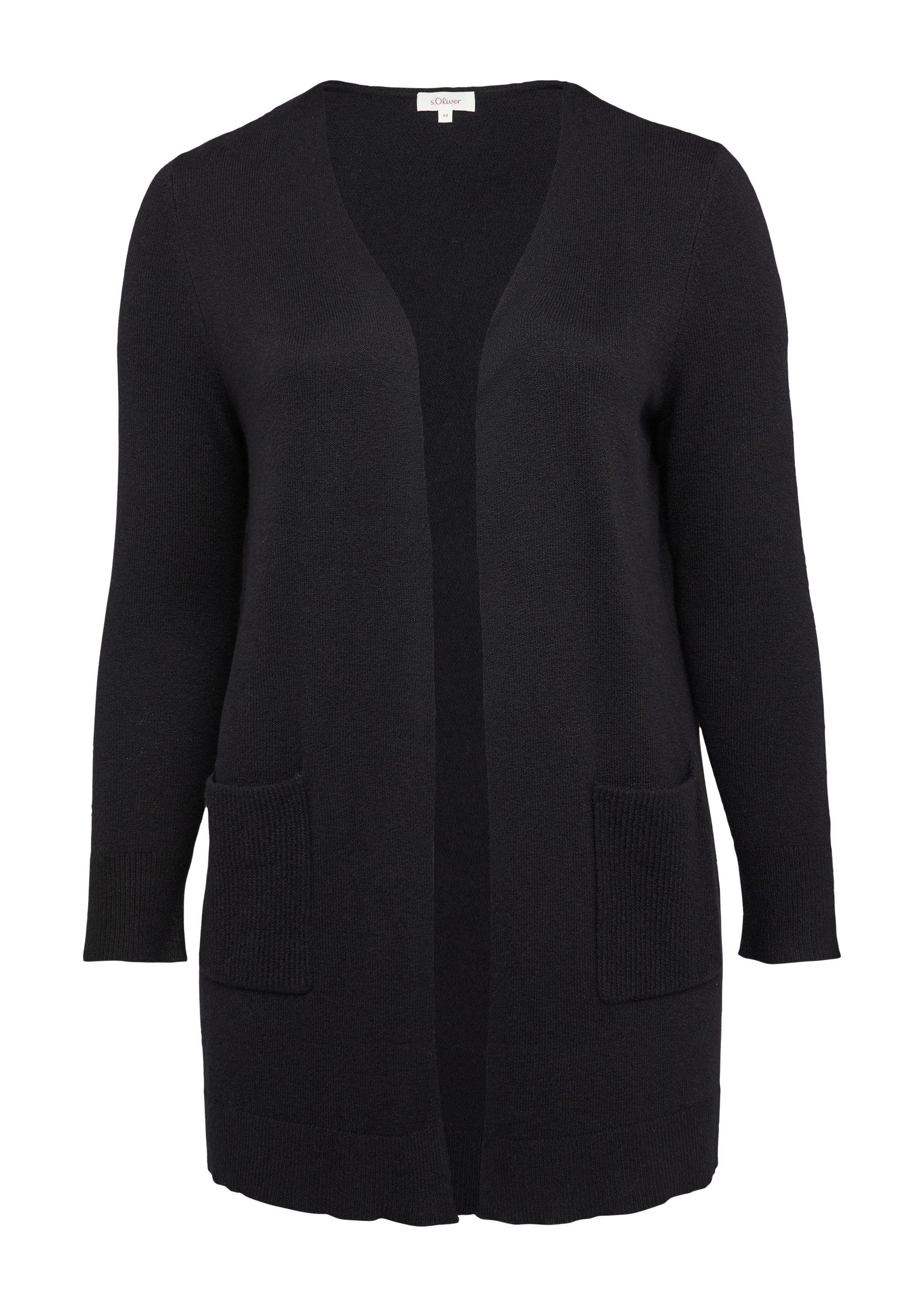 s.Oliver Cardigan Strickjacke Lange Strickjacke mit günstig online kaufen
