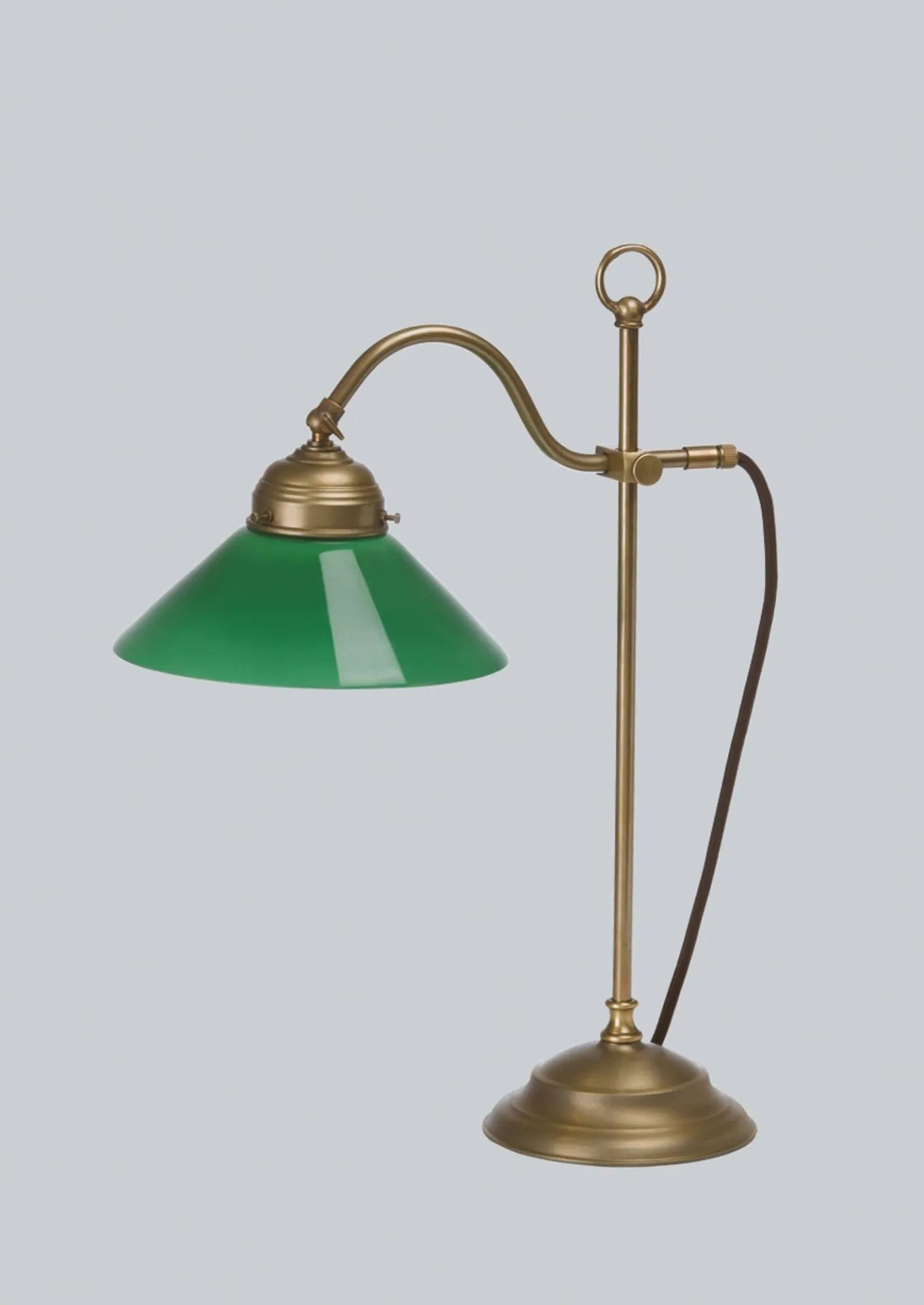 Berliner Messinglampen Tischleuchte OG9-17gr-B, ohne Leuchtmittel