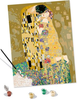 Ravensburger Malen nach Zahlen CreArt, ART Collection, The Kiss (Klimt), Made in Europe; FSC® - schützt Wald - weltweit