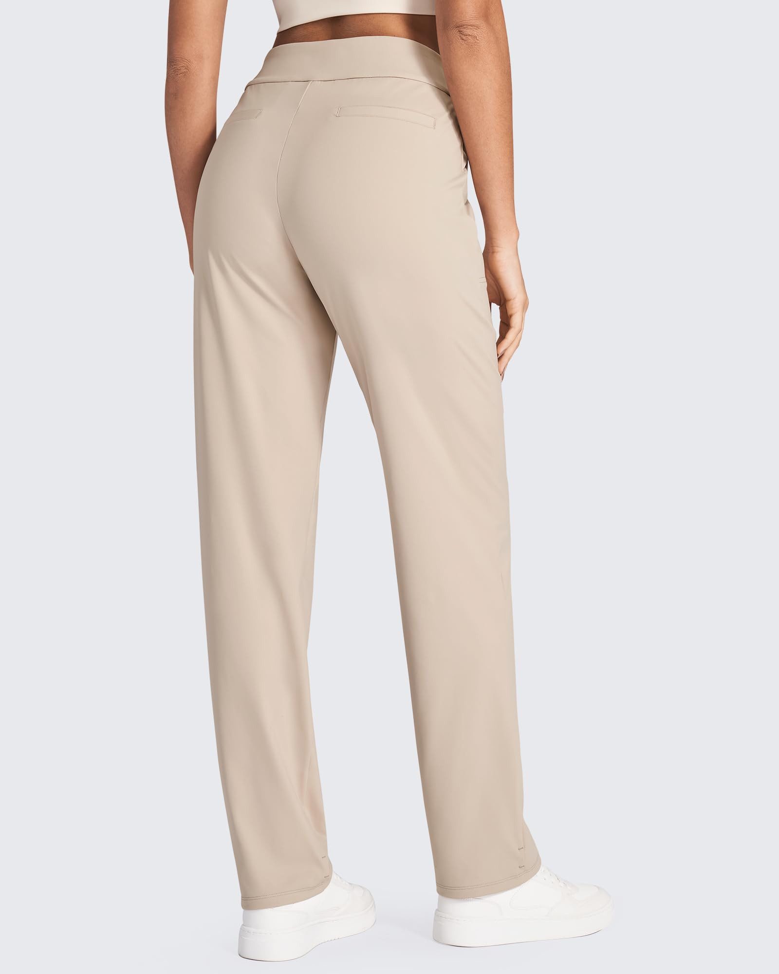 G4Free Jogginghose Damen Yogahose gerades Bein Stoffhosen hohe Taille Joggi günstig online kaufen