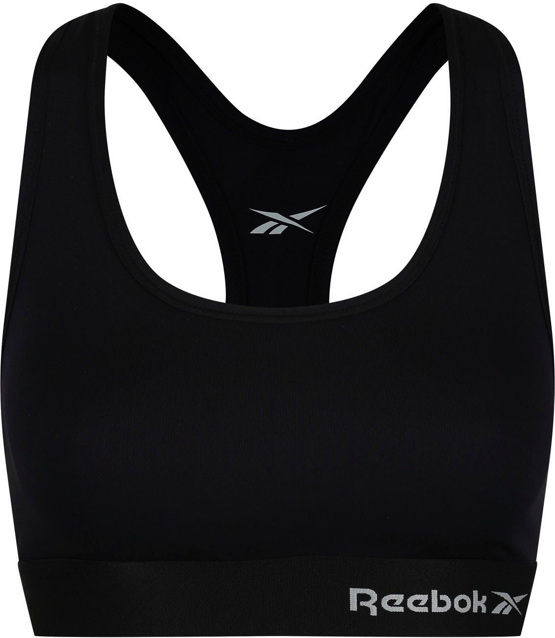 Reebok Bustier "Steffi" dehnbarer BH mit Logoschriftzug