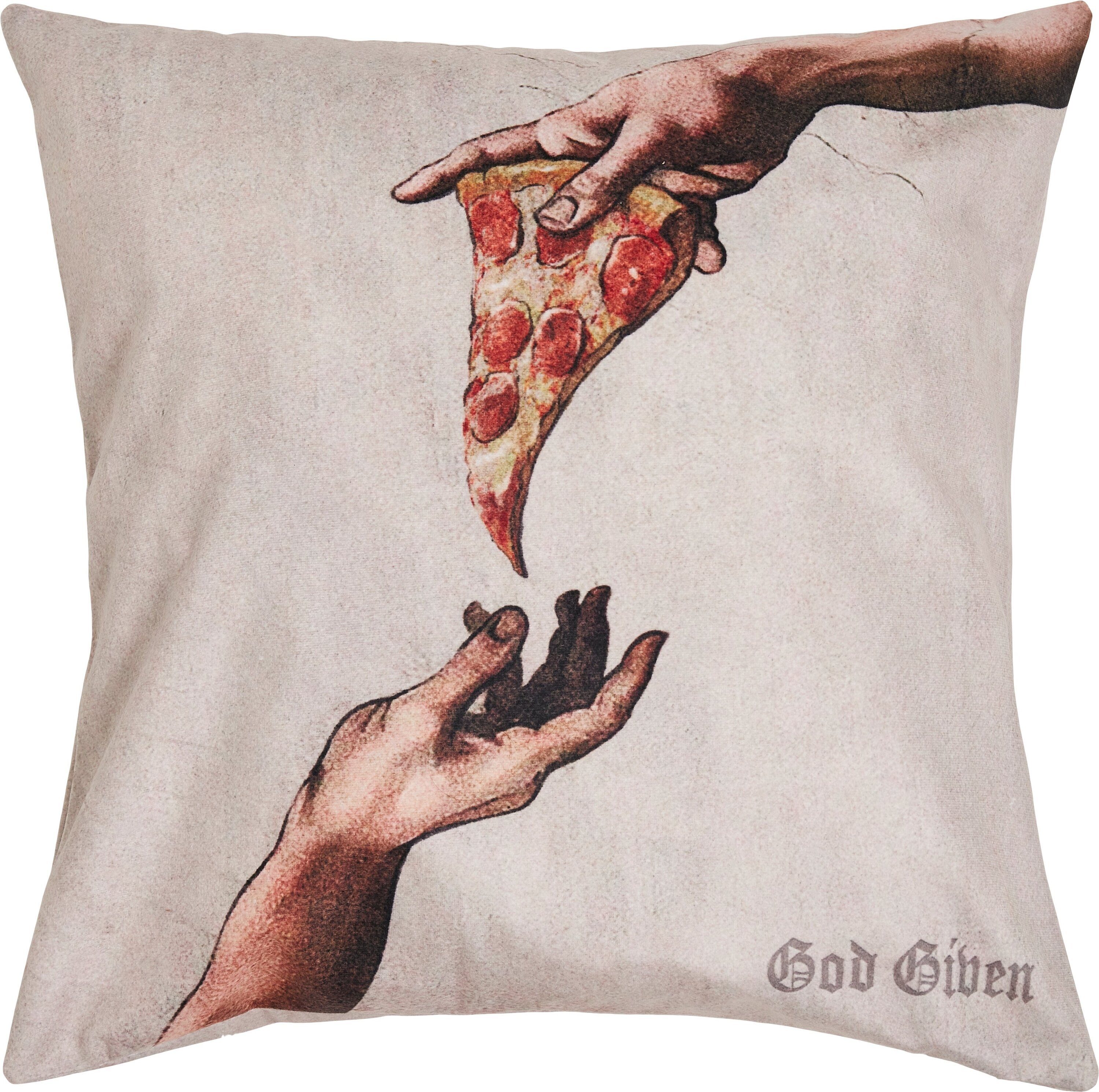 MisterTee (1-tlg) Schmuckset Pizza Set Accessoires Cushion