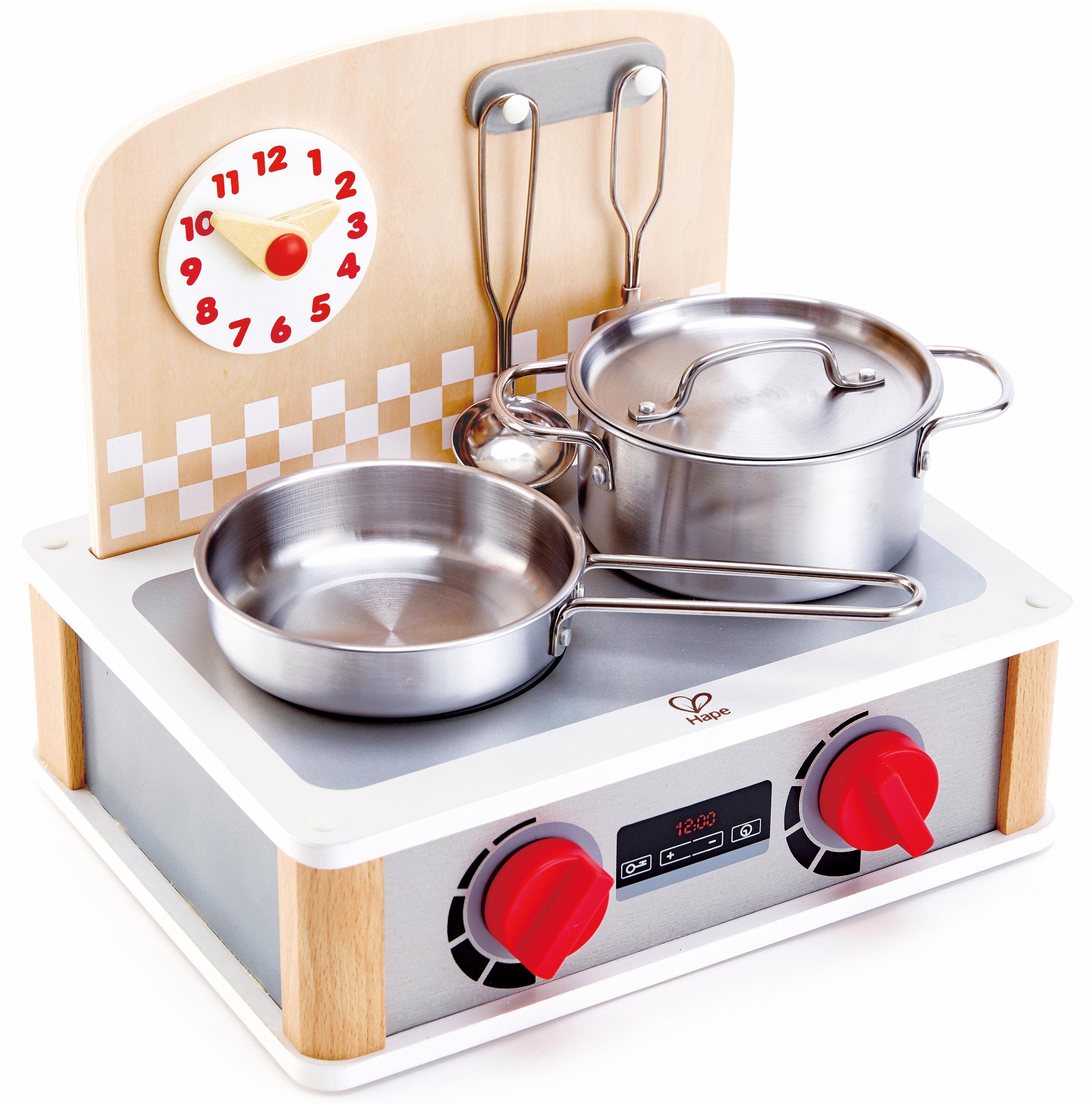 Hape Kinder-Küchenset 2-in-1 Küchen- & Grill-Set, günstig online kaufen