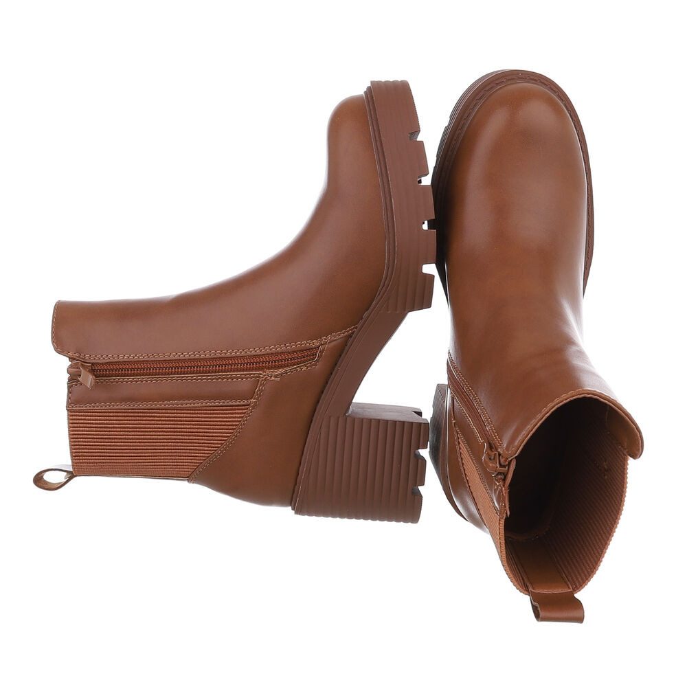 Ital-Design Damen Freizeit Plateaustiefelette (87283980) Blockabsatz günstig online kaufen
