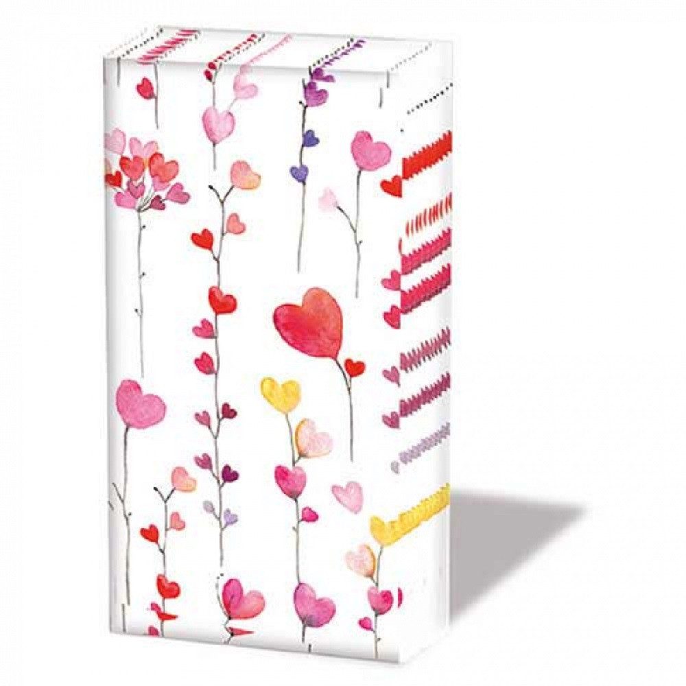 Ambiente Luxury Paper Products Papierserviette Sommer, Hochzeit, Geburtstag Motiv -Taschentücher, Cocktail Party, (10 St), Cocktail Taschentuch, ideal als Basteln, Tishdeko und Geschenke