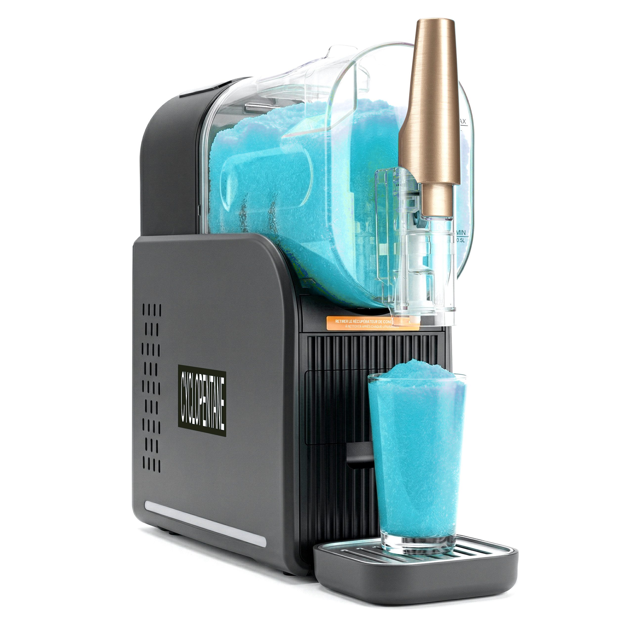 Vankel Slush-Eismaschine FS308, 2,6L, 6 Modi, Touchscreen, 200 W, Slush Maker mit Kompressor, Selbstreinigung und 360° Rührsystem
