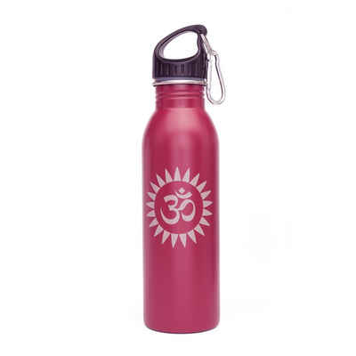 bodhi Trinkflasche Edelstahl-Trinkflasche, 700 ml, unifarben mit Print OM Sun