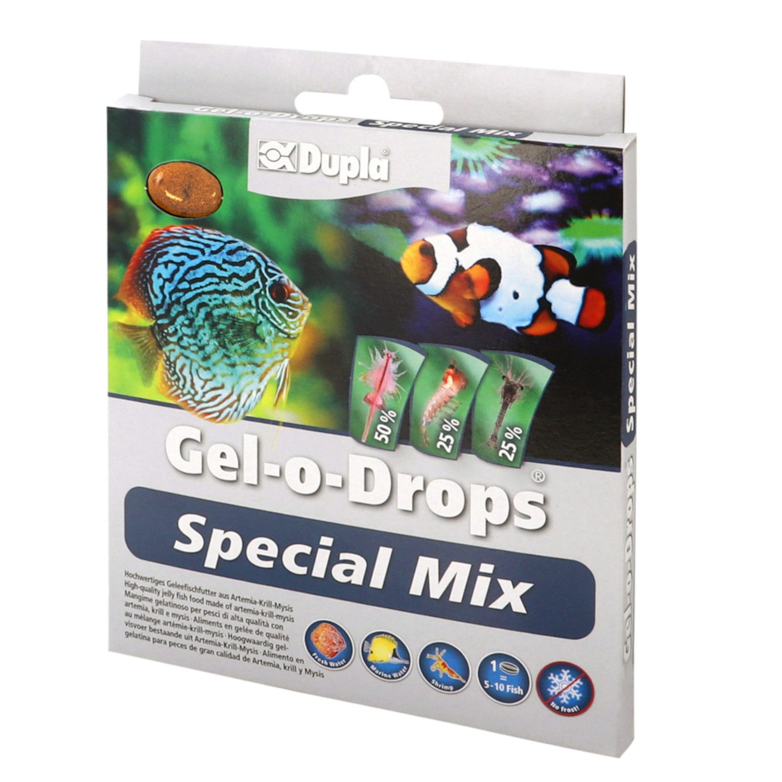 Dupla Zierfischfutter Gel-o-Drops Special-Mix, 12x 2 g, Hauptfutter für: Fische