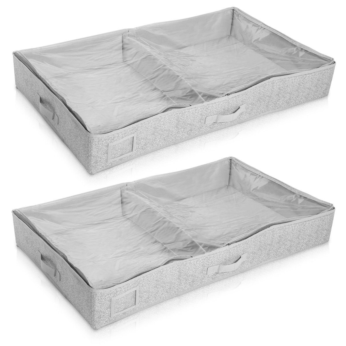 3× Aufbewahrungstasche Unterbettkommode Unterbettbox faltbare Unterbett Box Bett 