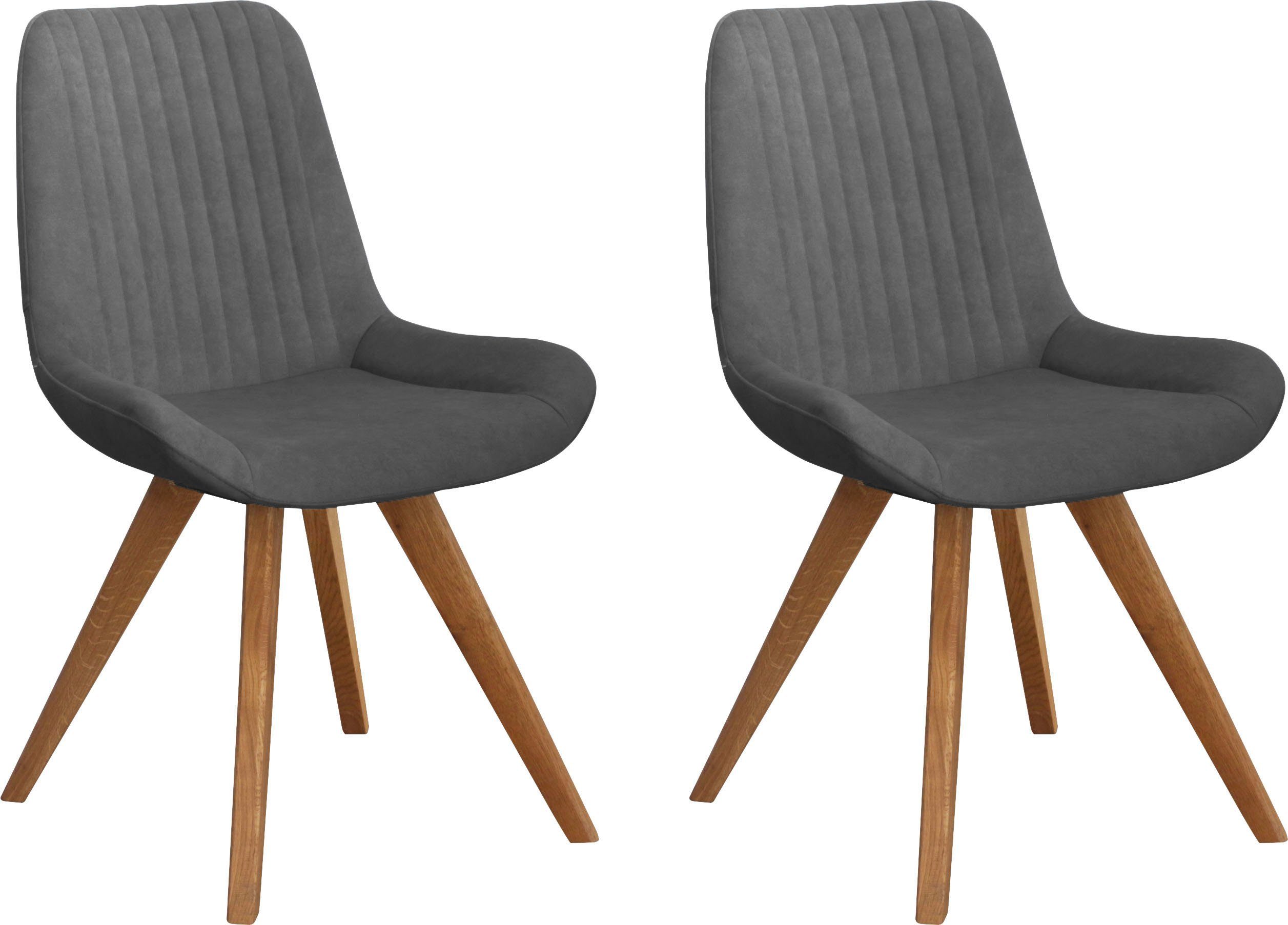 Home affaire Schalenstuhl "Bratislava" (Set) 2 Stk. Samtvelours Gestell Eic günstig online kaufen