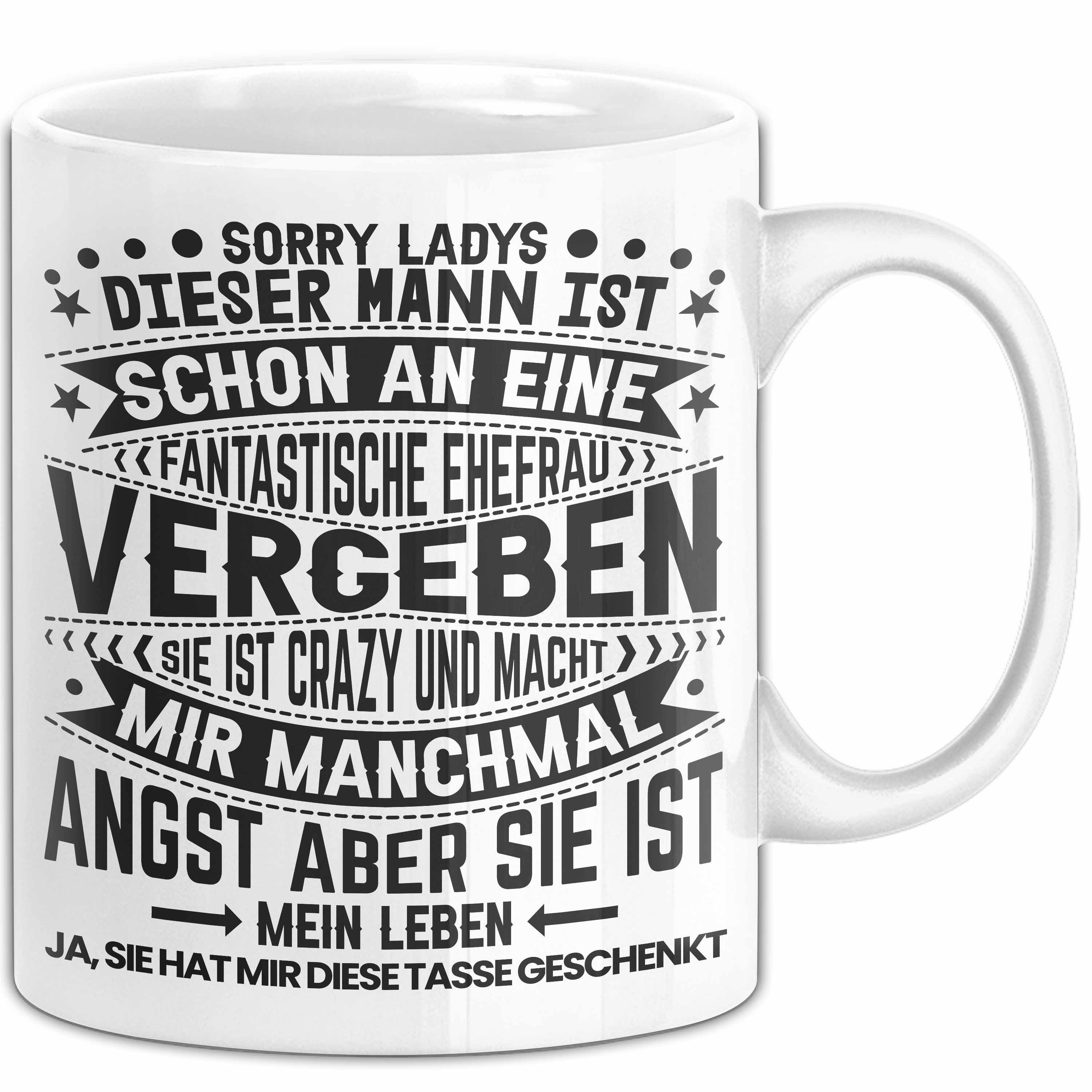 Tasse Eifersüchtige Freundin Tasse Geschenk Spruch für Freund Sorry Ladys Di