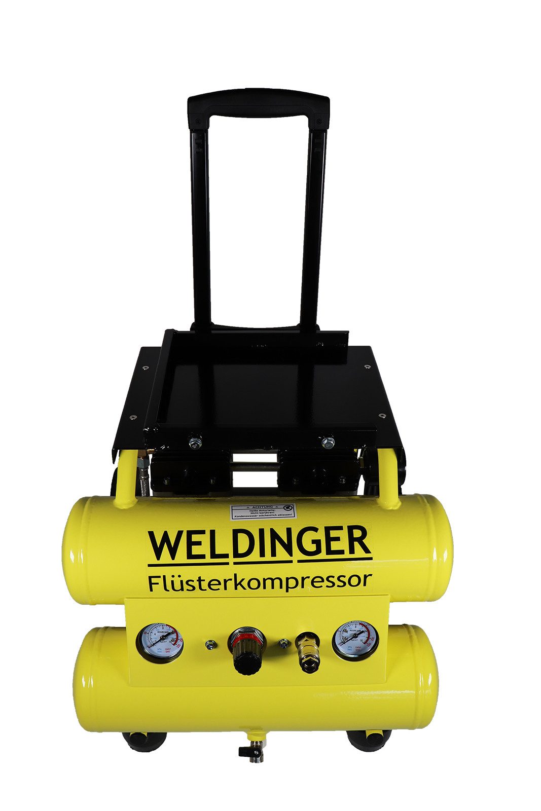 WELDINGER Kompressor FK95 pro mobile Flüsterkompressor 750 W das Servicemobil, 750 W, max. 9 bar, Stück