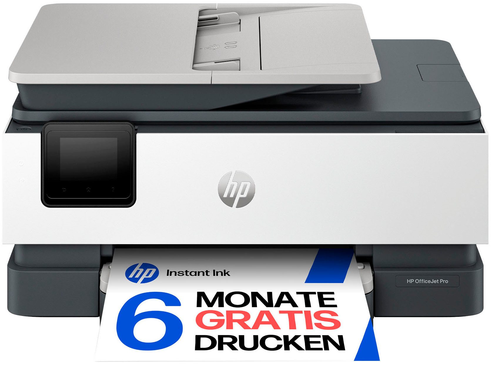 HP OfficeJet Pro 8132e Multifunktionsdrucker, (WLAN (Wi-Fi), Bluetooth, LAN (Ethernet), 6 Probemonate HP Instant Ink erhalten bis 31.07.2026)