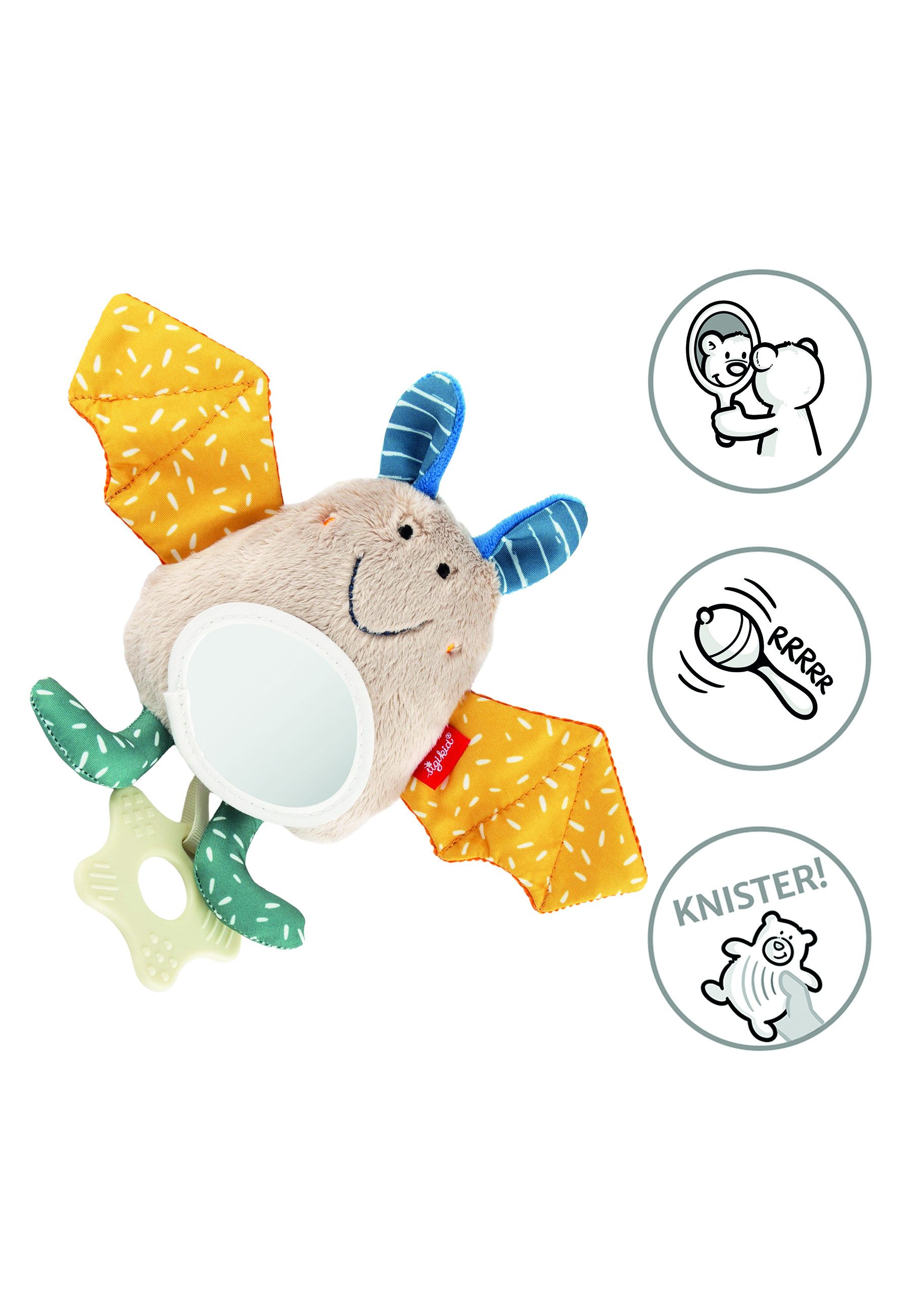 Sigikid Kinderwagenanhänger Baby Activity Toys, 7 senses für Babys Unisex (1-tlg)