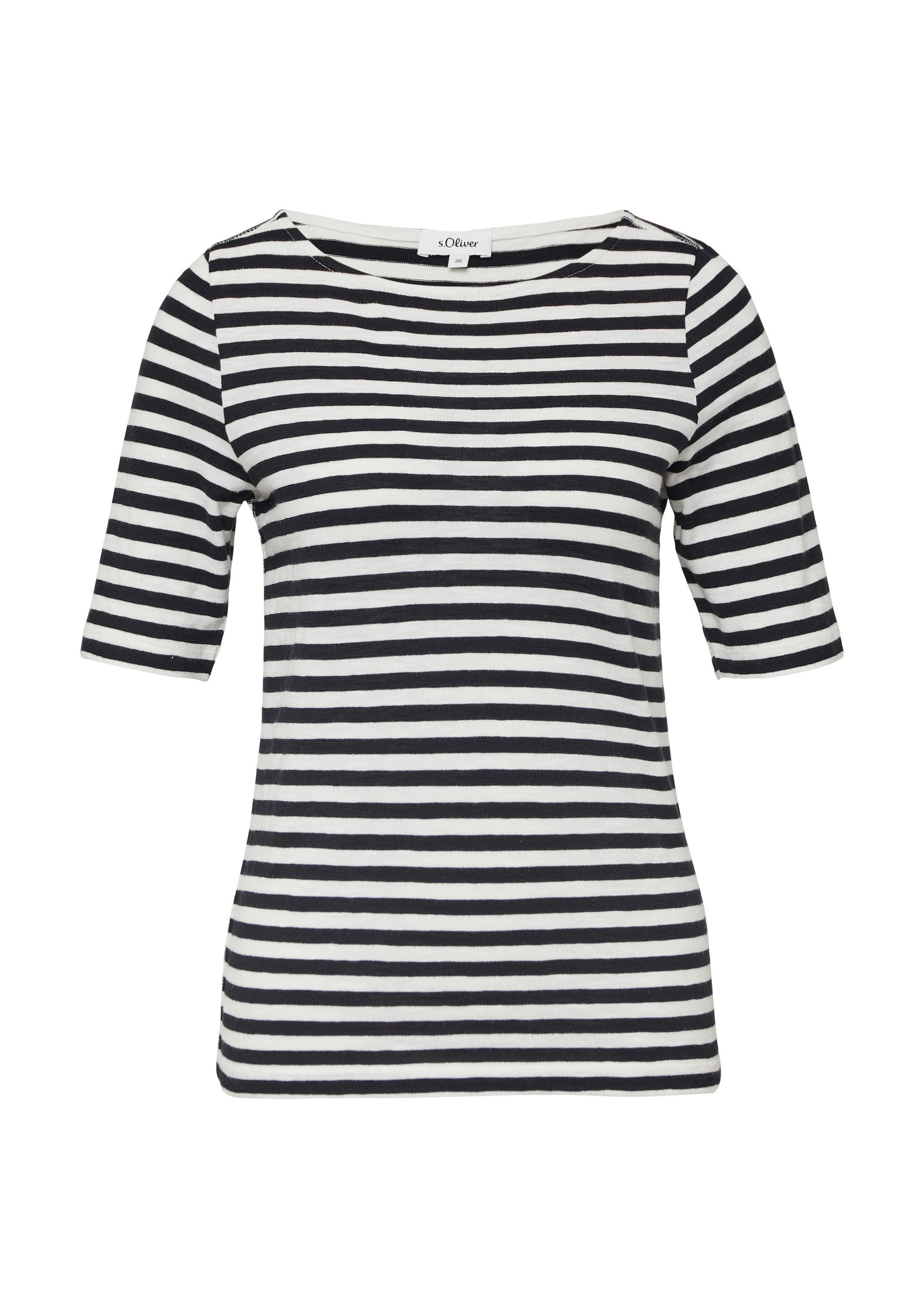 s.Oliver Kurzarmshirt T-Shirt (1-tlg) günstig online kaufen