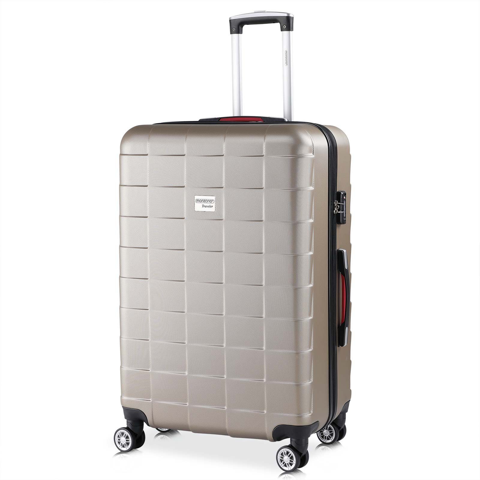 monzana Hartschalen-Trolley Exopack Line, 4 Rollen