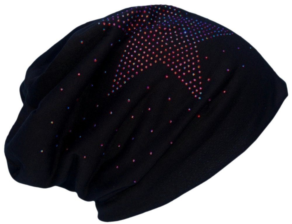 Cool4 Beanie Jersey Beanie Elastisch mit Strass