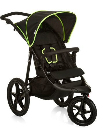 Hauck Dreirad-Kinderwagen Runner black/neon ...