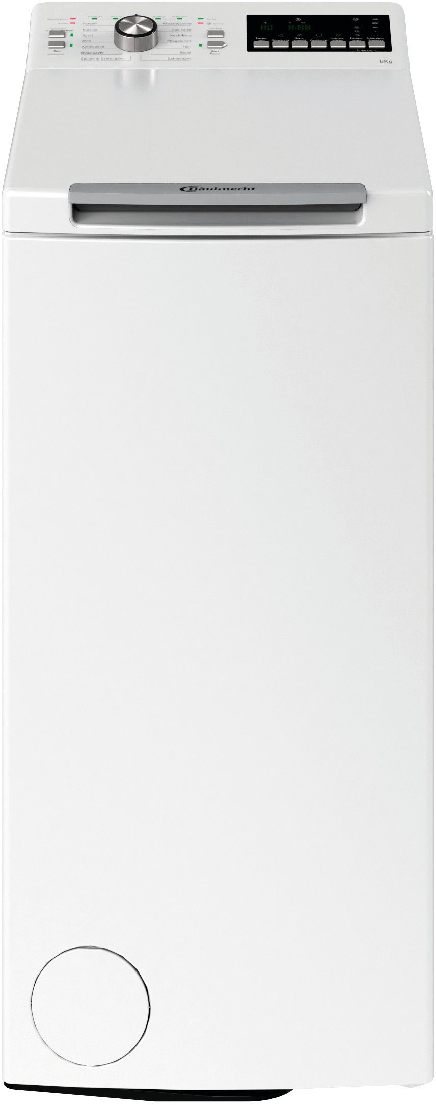 BAUKNECHT Waschmaschine Toplader WAT 6313 C, 6 kg, 1200 U/min, Antiflecken, automatische Trommelpositionierung, Kurz 30 min. – Bild 3 von 5
