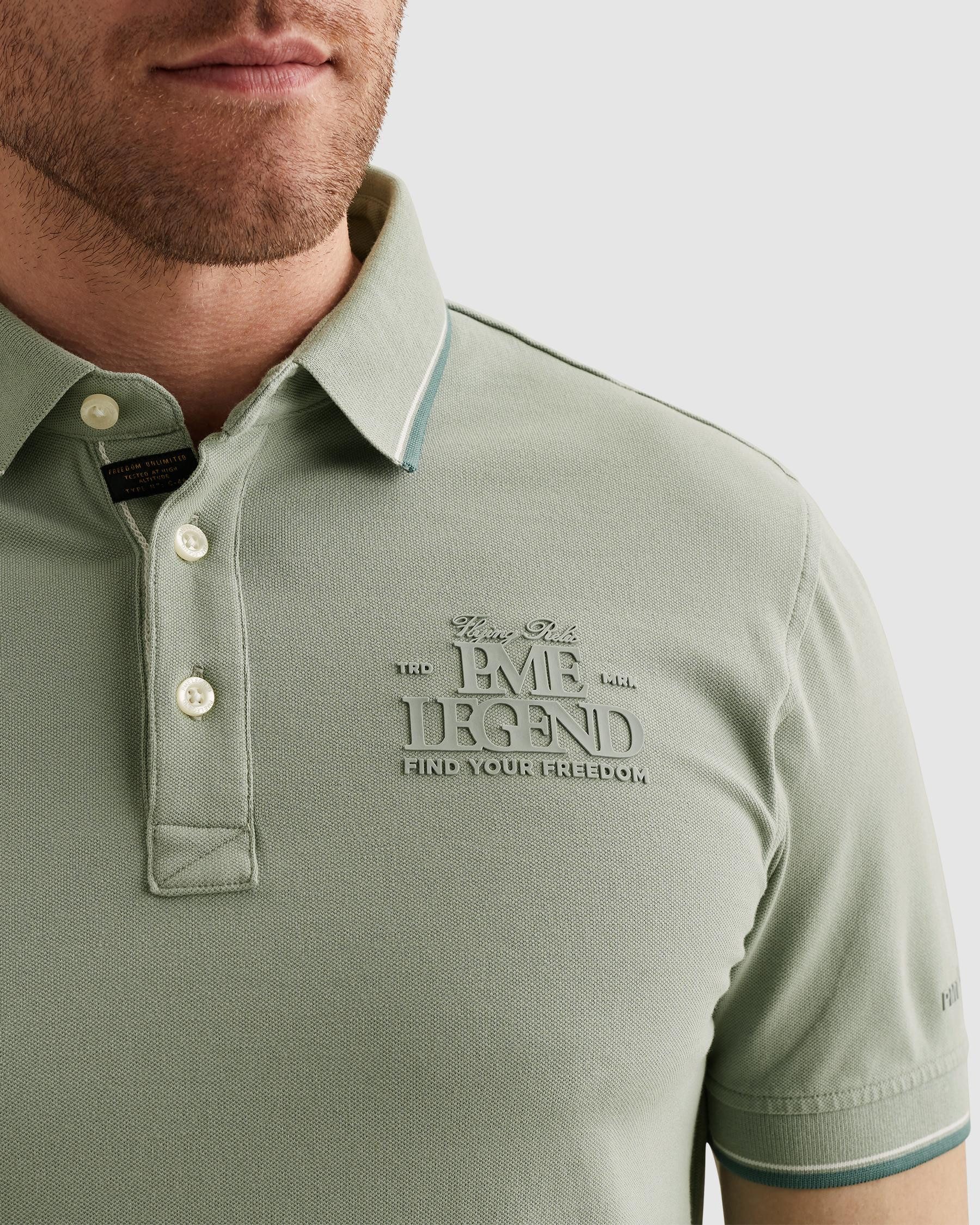 PME LEGEND Poloshirt Short sleeve polo stretch pique Regular fit, Kurzarm, casual Stil – Bild 3 von 5